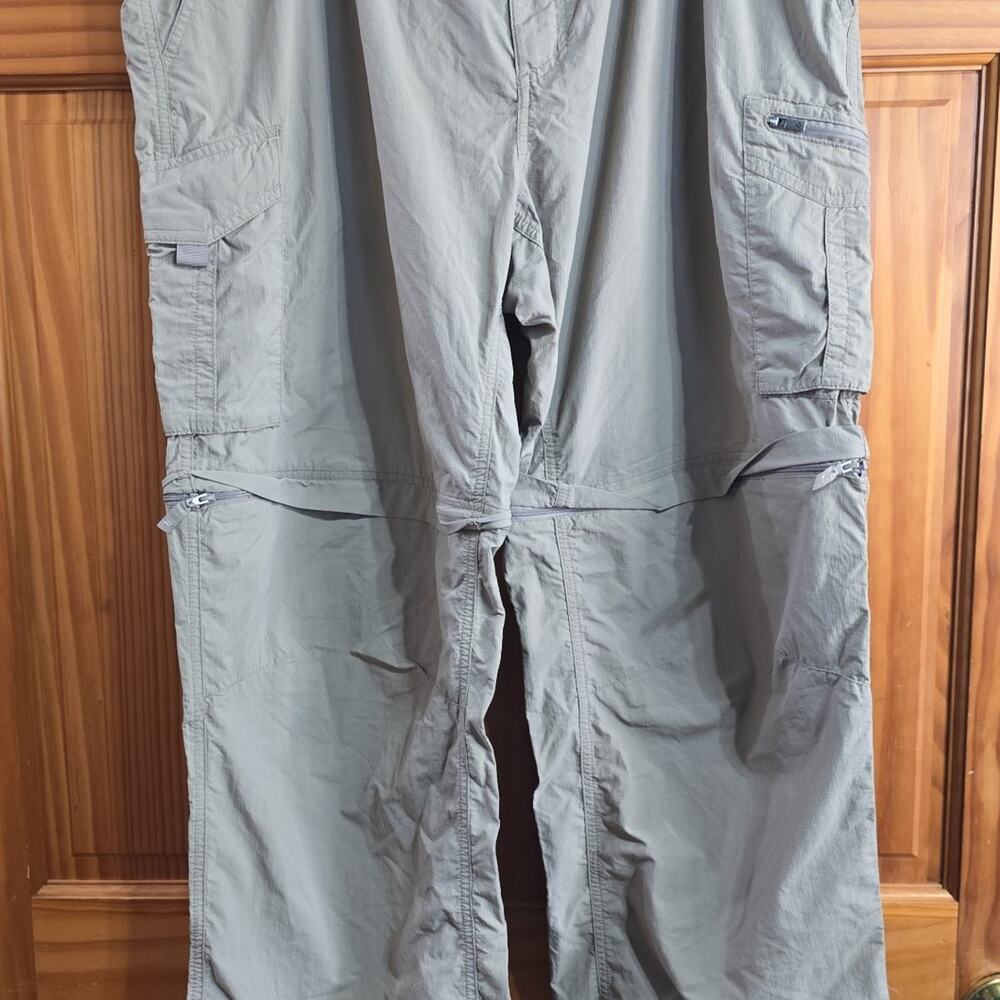 Columbia Convert Hiking Pants Mens 42X32 Tan Cargo Pockets Zip Off Leg